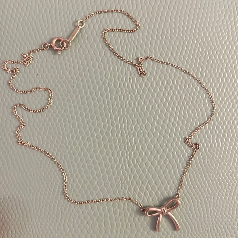 Tiffany Bow Necklace